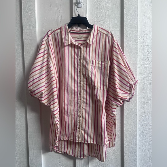 Pilcro Painter Buttondown Shirt - 2X - Picture 5 of 10